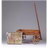 Image 1 : WOODEN EXPRESS WAGON AND LITTLE BO PEEP PICTURE BLOCKS