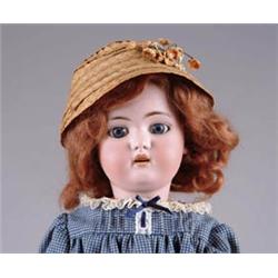 S&H BISQUE GIRL DOLL “SH1079/8DEP GERMANY”