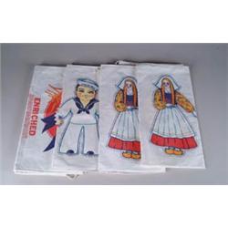 LOT OF SOUTHERN FLOUR MILLS WITH CUT OUT CLOTH DOLLS