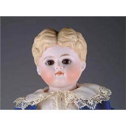 14” “SCHOOL BOY” BISQUE DOLL