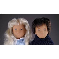 PAIR OF 16” SASHA BOY AND GIRL