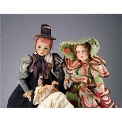 LOT OF THREE CLOTH DOLLS