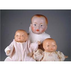 LOT OF THREE COMPOSITION DOLLS
