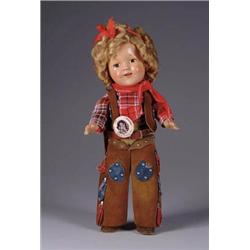 11” COMPOSTION SHIRLEY TEMPLE DOLL