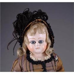 19” TURNED HEAD PAPIER-MÂCHÉ DOLL