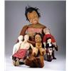 Image 1 : LOT OF SIX OLD CLOTH DOLLS