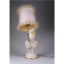 FIGURAL PARASOL LAMP