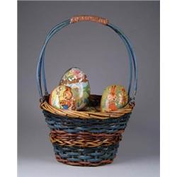 EASTER BASKET AND EGGS