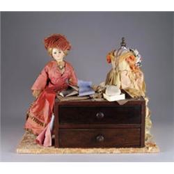 CELLULOID FASHION DOLL WITH SHOP