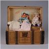 Image 1 : BISQUE DOLL WITH TRUNK