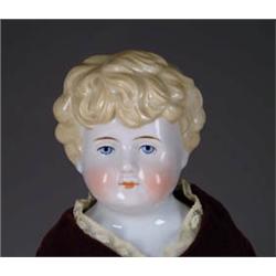 BLONDE CHINA HEAD DOLL
