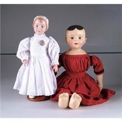 LOT OF FOUR POSTAGE STAMP DOLLS