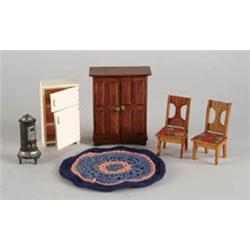 LARGE LOT OF DOLLHOUSE FURNITURE