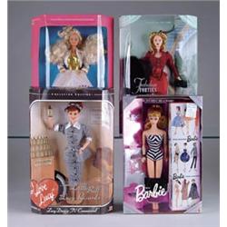 LOT OF 20 BARBIES IN O/B & MISC. ITEMS