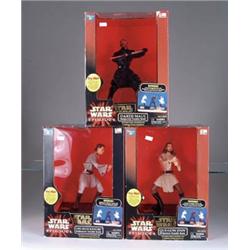 LOT OF 3 TALKING STAR WAR BANKS