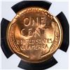 Image 3 : 1956 MINT ERROR LINCOLN CENT, NGC MS-66 RED