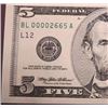 Image 1 : 1999 $5 Federal Reserve Note (low serial number)