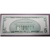 Image 3 : 1999 $5 Federal Reserve Note (low serial number)
