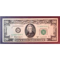 1950 D $20 Federal Reserve Note