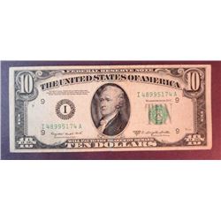 1950 C $10 Federal Reserve Note