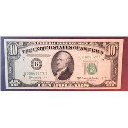 1950 E $10 Federal Reserve Note
