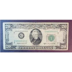 1950 C $20 Federal Reserve Note