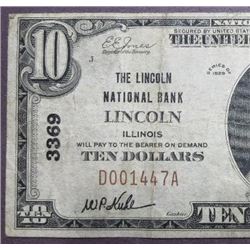 1929 $10 National Currency