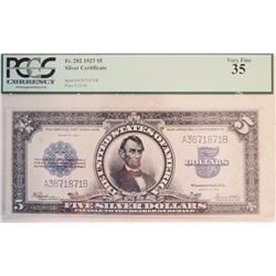 1923 $5 Silver Certificate