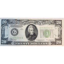 1934 $20 Federal Reserve Note