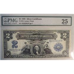 1899 $2 Silver Certificate
