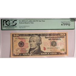 2004 A $10 Federal Reserve Note