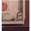 Image 1 : 1953 $5 US Note Error