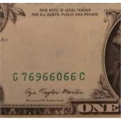 1977 $1 Federal Reserve Note