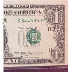 1977 $1 Federal Reserve Note Error