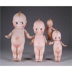SET OF FOUR STANDING GERMAN KEWPIES