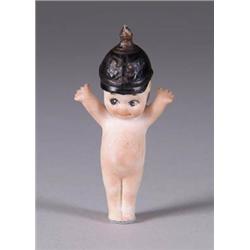2-3/4in. KEWPIE W/ PRUSSIAN HELMET