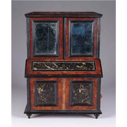 INTERESTING SLANT FRONT CABINET