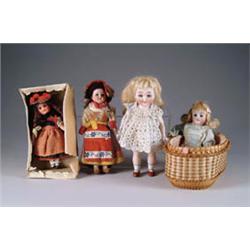 LOT OF FOUR DOLLS