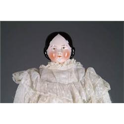 21in. PINK-TINTED CHINA W/ BROWN EYES