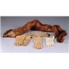 Image 1 : 4 PAIRS OF FRENCH GLOVES AND ERMIN WRAP