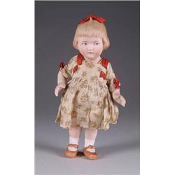 8-3/4in. HEUBACH ALL BISQUE GIRL