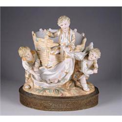 GERMAN FIGURAL LAMP BASE