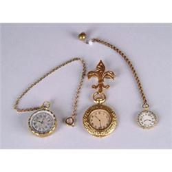 COLLECTION OF THREE DOLL WATCHES