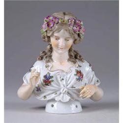 6in. RARE LARGE EXAMPLE OF A PIN CUSHION LADY