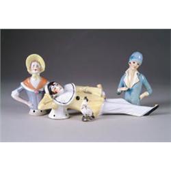 LOT OF FOUR GERMAN PINCUSHIONS