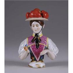 5in. PINCUSHION OF A PROVINCIAL LADY