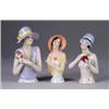 Image 1 : A FINE GROUPING OF THREE GERMAN FLAPPER PINCUSHIONS