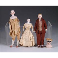 FOUR DOLL HOUSE DOLLS