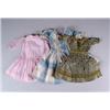 Image 1 : LOT OF 10 PCS. OF ANTIQUE DOLL CLOTHING
