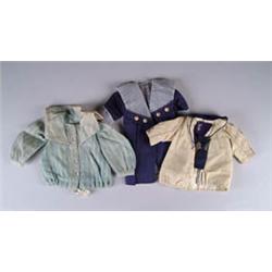 6 PIECES OF ANTIQUE DOLL CLOTHING